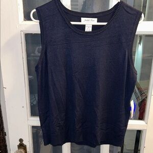 Judith Hart Navy Sleeveless Tank Top